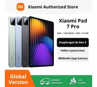 Xiaomi-Tableta Pad 7 Pro versión Global, 128GB, 256GB, 512GB, Snapdragon 8s Gen 3, 11,2 pulgadas, 3,2 K, 144Hz, 8850mAh Matte Glass Version Gray