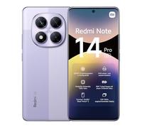 Xiaomi Teléfono Inteligente Redmi Note 14 Pro 5G, 8+256GB, Morado, cámara AI de Grado Profesional de 200 MP, IP68, Carga Turbo de 45 W con batería de 5110 mAh, Funciones de IA (no Incluye Cargador)