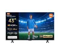 XIAOMI TV FX Mini LED de 43 Pulgadas (101 cm), Smart TV con QD-Mini LED, 4K UHD, Fire TV, HDR10+, MEMC, DTS:X, AirPlay 2, HDMI, Modo Cineasta, Control por Voz con Alexa
