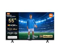 XIAOMI TV FX Mini LED de 55 Pulgadas, Smart TV con QD-Mini LED, 4K UHD, Fire TV, HDR10+, 60 Hz con Modo Game Boost a 120 Hz, MEMC, DTS:X, AirPlay 2, HDMI, Modo Filmmaker, Control por Voz con Alexa