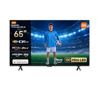 XIAOMI TV FX Mini LED de 65 Pulgadas, Smart TV con QD-Mini LED, 4K UHD, Fire TV, HDR10+, 60 Hz con Modo Game Boost a 120 Hz, MEMC, DTS:X, AirPlay 2, HDMI, Modo Filmmaker, Control por Voz con Alexa