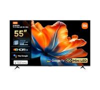 XIAOMI TV S Mini LED 55" (140 cm), QLED Mini LED Televisión, 4K UHD, Smart TV con Google TV, HDR10+, Triple Tuner, DVB T2, 60Hz con 120Hz Game Boost Mode, MEMC, Dolby Audio, Airplay 2