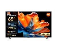 XIAOMI TV S Mini LED 65" (165 cm), QLED Mini LED Televisión, 4K UHD, Smart TV con Google TV, HDR10+, Triple Tuner, DVB T2, 60Hz con 120Hz Game Boost Mode, MEMC, Dolby Audio, Airplay 2