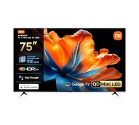 XIAOMI TV S Mini LED 75" (190 cm), QLED Mini LED Televisión, 4K UHD, Smart TV con Google TV, HDR10+, Triple Tuner, DVB T2, 60Hz con 120Hz Game Boost Mode, MEMC, Dolby Audio, Airplay 2
