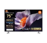 XIAOMI TV S Pro Mini LED 75,Smart TV,Dolby Vision,Dolby Atmos,4k QLED,144Hz,Google TV,HDR 10+,Triple Tuner,DVB T2,MEMC,DTS-X,Harman AudioEFX，Prime Video,Google Assistant,Airplay2
