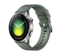 Xiaomi Watch 5 Bluetooth GPS NFC 47mm AMOLED Plata Correa Verde M Resistencia Agua 5ATM SpO2 Pulsómetro