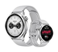 XIAOMI Watch S4 Smartwatch, Fitness Tracker, 1.43 AMOLED, 15 días de duración de la batería, Llamadas Bluetooth, 150+ Modos de Deporte, GPS de Doble Banda, NFC,Androi & iOS, Plata