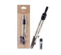 xiaopang 1 Uds. Brújula de dibujo for exámenes de estudiantes (mina de lápiz HB incluida)