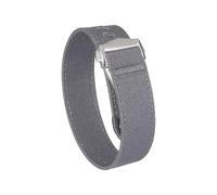 xiaopang 1 Uds. Cierre desplegable de banda 20mm 22mm tela de vela correa de reloj agujero pulsera con hebilla plegable(Grey,22mm)