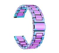 xiaopang 1 Uds. Correa de Metal de 22mm 20mm for reloj 7 6 5 4 40mm 44mm 46mm 5Pro 45mm correa de acero inoxidable(Colorful,22mm)