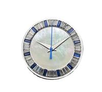 xiaopang 1 Uds. De esferas de Reloj de Concha de 28,5mm, Accesorios modificados(Blue with Hands)
