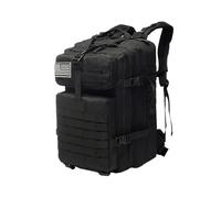 xiaopang 1 Uds. Mochila táctica de 45L, mochilas de viaje de gran capacidad for hombres, bolsas multifuncionales impermeables for deportes al aire libre(Black)