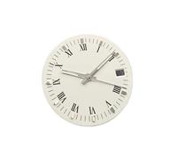 xiaopang 1 Uds. NH35 28,5mm Blanco sin Logotipo Compatible con Movimiento NH36 Esfera del Reloj(White Set)