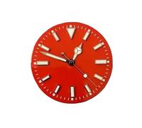 xiaopang 1 Uds NH35 8215 Reloj 29mm Caras Luminosas Verdes Accesorios for Movimiento NH35/ NH36/ 8215/2813(Red for 8215 2813)
