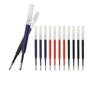 xiaopang Recambio de plumas de Gel de tinta 424, 99mm, azul, negro, rojo, recambios for bolígrafo G2 reemplazables, 0,5mm, papelería escolar y de oficina, 10 Uds.(Black -10pcs)