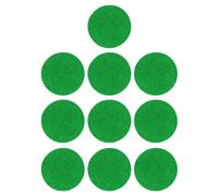 XIAOQENAN 10 almohadillas de fieltro para hockey de aire, almohadillas de repuesto para mesa de juego, empujadores de hockey de aire, almohadillas de fieltro de repuesto