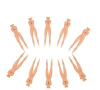 XIAOQENAN 10pcs Camas De Golfs Desnudas 10 Piezas Bolas Soporte para Práctica Entrenamiento Fáciles Usar Golf