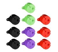 XIAOQENAN 10pcs Protectores De Soporte Caña Pesca Silicona Bolas Fijas Tackle Title Clip Siding Agua Agua Salada