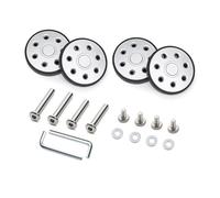 XIAOQENAN 4 rodillos de repuesto para maleta de viaje silenciosa, giro suave y silencioso, construcción práctica, maleta silenciosa, Modelo 13