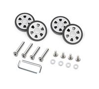 XIAOQENAN 4 rodillos de repuesto para maleta de viaje silenciosa, giro suave y silencioso, construcción práctica, maleta silenciosa, Modelo 45