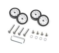 XIAOQENAN 4 rodillos de repuesto para maleta de viaje silenciosa, giro suave y silencioso, construcción práctica, maleta silenciosa, Modelo 51