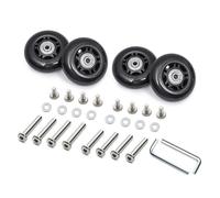 XIAOQENAN 4 rodillos de repuesto para maleta de viaje silenciosa, giro suave y silencioso, construcción práctica, maleta silenciosa, Modelo 38