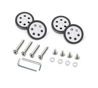 XIAOQENAN 4 rodillos de repuesto para maleta de viaje silenciosa, giro suave y silencioso, construcción práctica, maleta silenciosa, Modelo 48