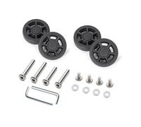 XIAOQENAN 4 rodillos de repuesto para maleta de viaje silenciosa, giro suave y silencioso, construcción práctica, maleta silenciosa, 66 modos