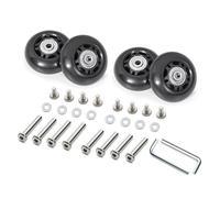 XIAOQENAN 4 rodillos de repuesto para maleta de viaje silenciosa, giro suave y silencioso, construcción práctica, maleta silenciosa, Modelo 55