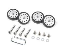 XIAOQENAN 4 rodillos de repuesto para maleta de viaje silenciosa, giro suave y silencioso, construcción práctica, maleta silenciosa, Modelo 46