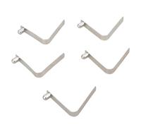 XIAOQENAN 5pcs Postes De La Tienda Botón Push Botón Resorte Clip Bloqueo Pin Bloqueo V Hebilla Resorte En Forma Campamento Kayaks Padling Tube Pon