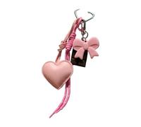 XIAOQENAN Abalorio de piel sintética de moda con aspecto de postre y cinta acrílica para bolsos, dije de chocolate a la moda, a