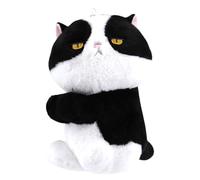 XIAOQENAN Adorable llavero multifuncional de tela con diseño de gatos, para sostener objetos pequeños en su lugar, bonito abalorio, talla única, como se describe, como se describe