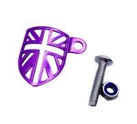 XIAOQENAN Bicicleta plegable de aleación de aluminio para cables de freno de horquilla delantera, protector de carcasa, dispositivo protector de cable de freno, bloque deflector