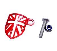 XIAOQENAN Bicicleta plegable de aleación de aluminio para cables de freno de horquilla delantera, protector de carcasa, dispositivo protector de cable de freno, bloque deflector