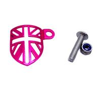 XIAOQENAN Bicicleta plegable de aleación de aluminio para cables de freno de horquilla delantera, protector de carcasa, dispositivo protector de cable de freno, bloque deflector