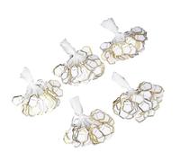 XIAOQENAN Boletos Colgantes De Oro/Plateado Brillantes Dorado/diseño Resistente A La Lágrima Diseño Fácil Usar Usuario Listo para Que Los Suministros Joyería Joyería Sean Bolsos En