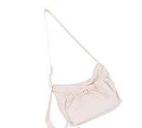 XIAOQENAN Bolso de hombro de nailon para mujer, con lazos, decoración de moda, bolsa de axilas con correa ajustable, gran capacidad para cruzar plisado al aire libre, a, One Size