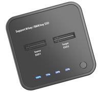 XIAOQENAN Carcasa de discos duros portátiles con tecnología de transferencia de 1 segundo USB 3.1 Gens2 para una gestión rápida de datos y copia de seguridad