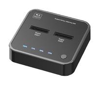XIAOQENAN Carcasa de discos duros portátiles con tecnología de transferencia de 1 segundo USB 3.1 Gens2 para una gestión rápida de datos y copia de seguridad