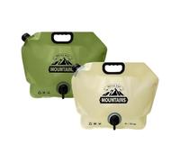 XIAOQENAN Contenedor de agua ligero esencial para aventuras al aire libre, bolsa de agua familiar con bocas anchas