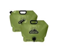 XIAOQENAN Contenedor de agua ligero esencial para aventuras al aire libre, bolsa de agua familiar con bocas anchas