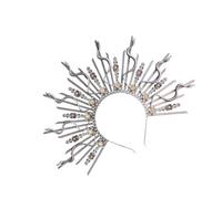 XIAOQENAN Coronas de cabeza de serpiente ajustables, accesorio para el cabello para mujer, para añadir un toque de encanto mítico a cualquier estilo, diadema de serpiente punk