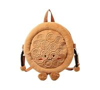 XIAOQENAN Creative Naan - Bolso bandolera de felpa con diseño ergonómico, espaciosos compartimentos de almacenamiento, fácil de limpiar, divertido diseño de pan, c, One Size