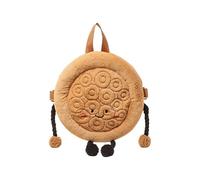 XIAOQENAN Creative Naan - Bolso bandolera de felpa con diseño ergonómico, espaciosos compartimentos de almacenamiento, fácil de limpiar, divertido diseño de pan, a, One Size