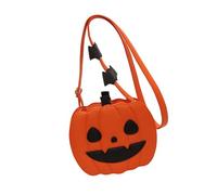 XIAOQENAN Delicado bolso bandolera versátil de calabaza de Halloween, accesorio de moda para celebraciones de otoño, bolsa de mensajero de temporada, g, One Size