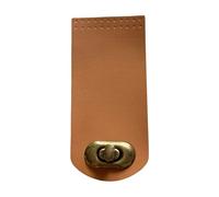 XIAOQENAN - Empuñadura modificable de piel para entusiastas artesanales, manualidades, accesorios seguros para monedero, clip de cuatro mil bolsas, Khaki, T