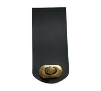 XIAOQENAN - Empuñadura modificable de piel para entusiastas artesanales, manualidades, accesorios seguros para monedero, clip de cuatro mil bolsas, Black, CC