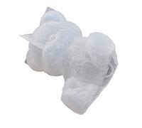 XIAOQENAN Hermoso molde de silicona con diseño de oso de resina, hecho en casa, boda, herramienta de silicona