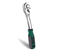 XIAOQENAN Llave de vaso de trinquete de alta eficiencia, mecanismo de 72 dientes, diseño bidireccional de giro de 5 grados para motor automotriz, llave de trinquete de liberación rápida